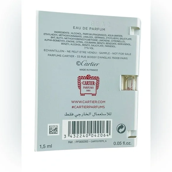 Cartier Carat Eau de Parfum Sample Spray 1.5ml - Picture 3 of 3